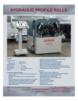 Durma PBH 60 Angle Roll:Catalog.qxd