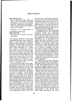 The White Road, by LP Kirwan + A History of Polar Exploration