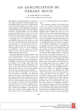 annunciation gerard david