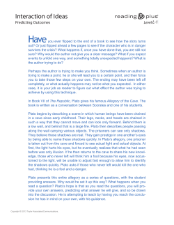 Predicting Outcome | L-1 Interaction of Ideas