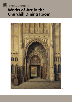 Information on works of art in the Churchill Room