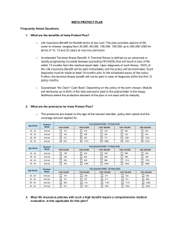 INSTA PROTECT PLUS Frequently Asked Questions 1. What are the