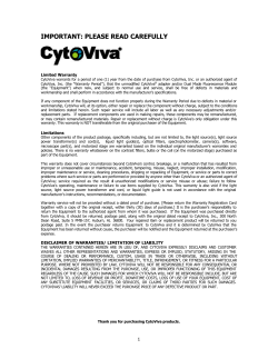 CytoViva User Manual