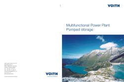 Multifunctional Power Plant Pumped storage