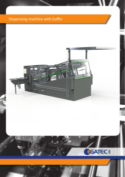 Dispensing machine with buffer