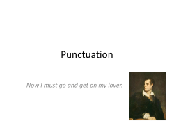 Punctuation
