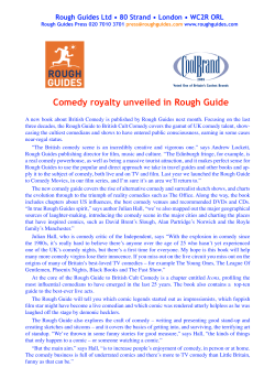 Comedy royalty unveiled in Rough Guide