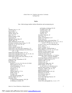 Fair AlskNtvArt - Indexplorations