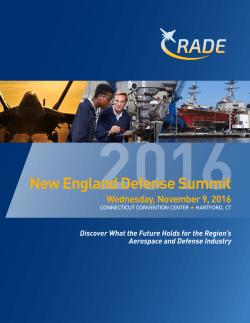 RADE 2016 New England Summit program