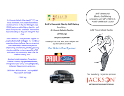 2017 Golf Flyer - St. Vincent Catholic Charities
