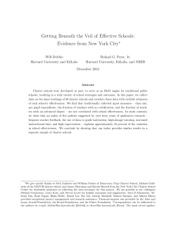 Getting Beneath the Veil of Effective Schools