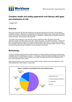 Complex health and safety paperwork and literacy skill gaps put