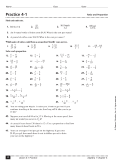 Practice 4-1 - Massillon City Schools