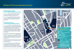 Getting to St Pancras International station