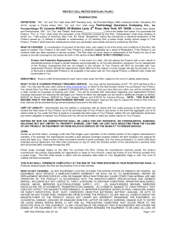 Provider/Obligor FL License #03605, 59 Maiden Lane, 6th Floor