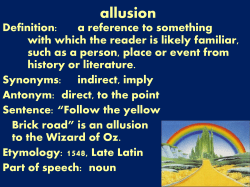 allusion - Cobb Learning