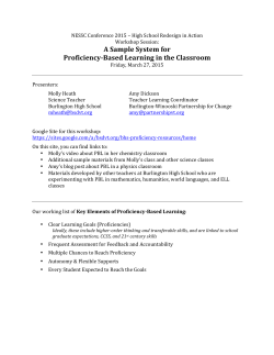Presentation materials - New England Secondary School Consortium