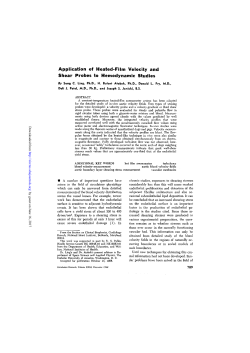 Application of Heated-Film Velocity and Shear Probes to