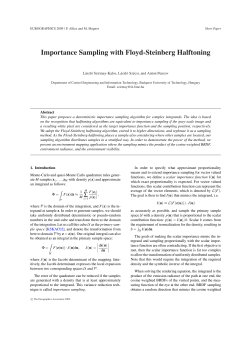 Importance Sampling with Floyd