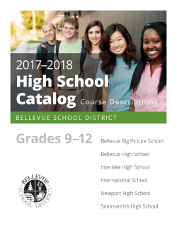 High School - Bellevue School District