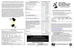 2011-2012 Migratory Bird Regulations Booklet
