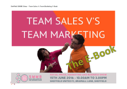 Sheffield SMMB Show &ndash; Team Sales v`s Team