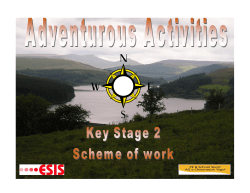 Adventurous Activities Key Stage 2 Resources