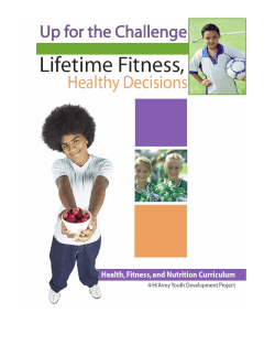 Up for the Challenge: Lifetime Fitness, Healthy Decisions