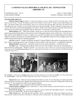 canisteo valley historical society, inc