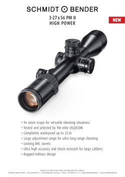 NEW 3-27 x 56 PM II HIgH Power - Optics