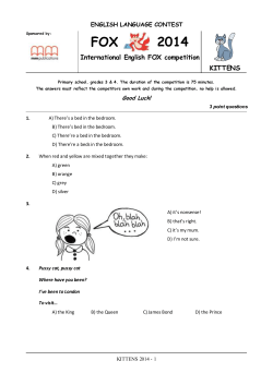 FOX 2014 - foxcompetition.hu