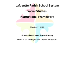 4th Grade - Lafayette Parish School Board