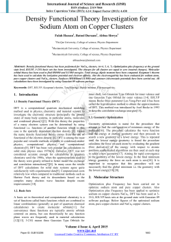 Density Functional Theory investigation for Sodium atom on Copper