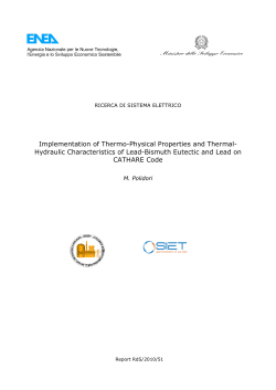 Implementation of Thermo-Physical Properties and Thermal