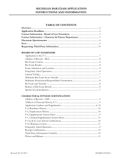 Application Instructions