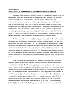 Additional File 2: Using Cortical Cell Length Profiles to Compare