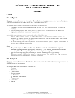 Sample Responses Q6 - AP Central