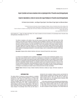 Impact of predators and resource abundance levels on physiological