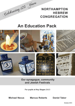 Celebrating 125 Years - Northampton Hebrew Congregation