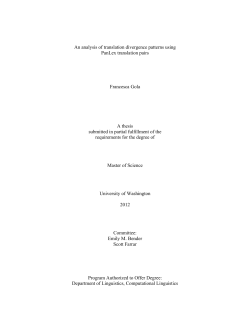 An analysis of translation divergence patterns using PanLex