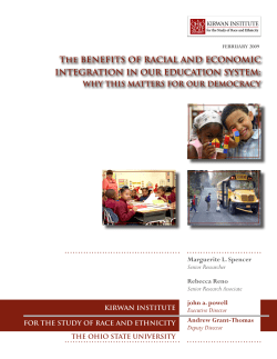 The Benefits of Racial and Economic Integration in