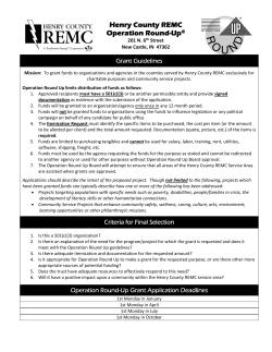 Henry County REMC Operation Round-Up&reg;