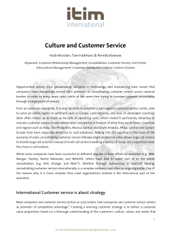 Culture and Customer Service