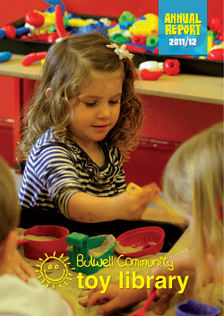 Annual Report - Bulwell Community Toy Library