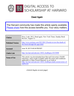 Full Text - Digital Access to Scholarship at Harvard