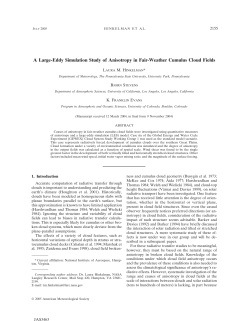 A Large-Eddy Simulation Study of Anisotropy in Fair