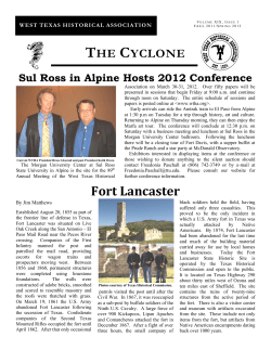 Fall 2011/Spring 2012 - Southwest Collection/Special Collections