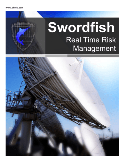 Swordfish Platform Brochure