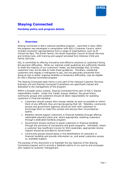 Customer Hardship Policy