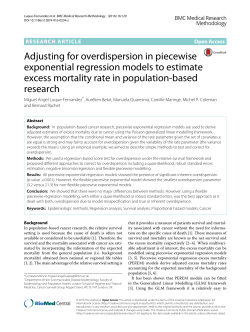 Adjusting for overdispersion in piecewise exponential regression